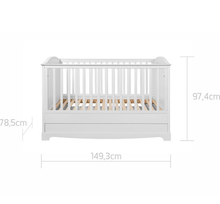 Royal latte Kinderbett 70x140/ Sofabett 70x140