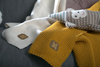 Cotton rice weave child's blanket 80x100 honey