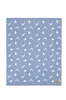 Cotton Child's blanket Steel Blue
