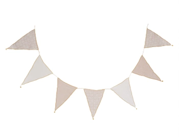 Muslin Garland Gold – Beige 350 cm